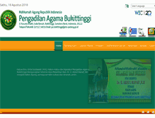 Tablet Screenshot of pa-bukittinggi.go.id